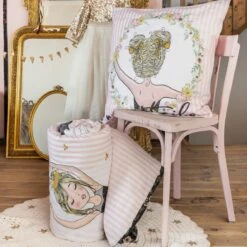 Housse De Couette Et Deux Taies Enfant Coton (200 Cm) Mon étoile Rose -Meubles Pour Enfants parure de lit housse de couette 2 taies d oreiller coton imprim 200 x 200 cm mon etoile place 112784 1643885786