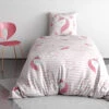 Housse De Couette Et Une Taie Coton (140 Cm) Rina Rose -Meubles Pour Enfants parure housse de couette 2pcs 140x200cm 100 coton 57fils rina 131476 1695802299 correction