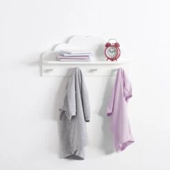 Patère Nuage Blanche