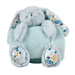 Plaid Doux Enfant (90 Cm) Et Peluche Lapino Bleu -Meubles Pour Enfants peluche plaid poly lapin 18 5x22xh20cm 121510 1659686779