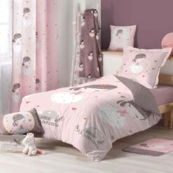 Plaid Doux Enfant (150 Cm) Petite Princesse Violet -Meubles Pour Enfants plaid 125 x 150 cm flanelle imprimee petite princesse 106265 1627036910