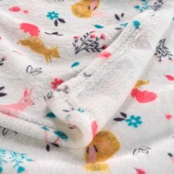 Plaid Doux Enfant (150 Cm) Princesse Licorne Rose -Meubles Pour Enfants plaid 125 x 150 cm flanelle imprimee princesse licorne 117802 1656320210