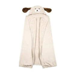 Plaid à Capuche Enfant Théo Beige