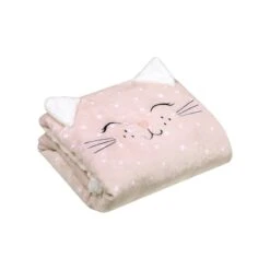 Plaid Doux Enfant (120 Cm) Zoeline Rose -Meubles Pour Enfants plaid doux enfant 120 cm zoeline rose 125142 1677058527