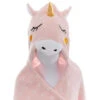 Plaid à Capuche Enfant Licorne Rose 2 Plaid à Capuche Enfant Licorne Rose -Meubles Pour Enfants plaid licorne 100 x 140 cm 72197
