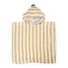 Poncho De Bain Enfant Rayures Beige -Meubles Pour Enfants poncho bain rayures sable dim 51x1xh48cm 130932 1690812611