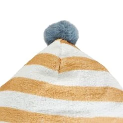 Poncho De Bain Enfant Rayures Beige -Meubles Pour Enfants poncho bain rayures sable dim 51x1xh48cm 130932 1690812618