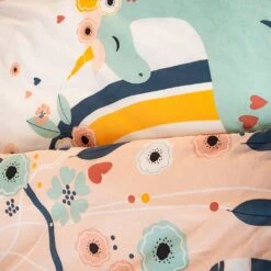 Housse De Couette Et Une Taie Enfant Coton (140 Cm) Prunellia Rose 5 Housse De Couette Et Une Taie Enfant Coton (140 Cm) Prunellia Rose -Meubles Pour Enfants prunellia c57f set hc 140x200 1 taie 63x63 114949 1654074986