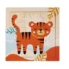 Puzzle Bois Enfant 9 Pièces Tigre Orange -Meubles Pour Enfants puzzle bois enfant 9 pi ces tortue multicolore mod b 131251 1692865308