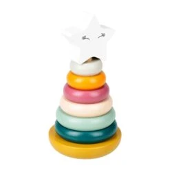 Pyramide à Empiler Bois Stella Multicolore -Meubles Pour Enfants pyramide empiler bois stella multicolore 121462 1664364270
