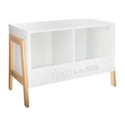 Rangement Enfant Casier Double Ecriture Blanc -Meubles Pour Enfants rangement casier x2 64515
