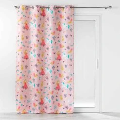 Rideau Tamisant Enfant (140 X 260 Cm) Princesse Licorne Rose -Meubles Pour Enfants rideau tamisant 140 x 260 cm princesse licorne rose 117949 1661943201
