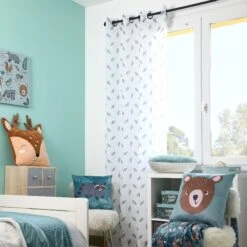 Voilage Enfant (135 X 260 Cm) Saturnin Blanc