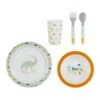 Coffret Repas 5 Pièces Dino Vert -Meubles Pour Enfants set repas plast inox dino dim 25 5x7 5xh24cm 130910 1690872193