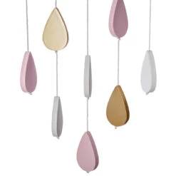 Mobile Nuage Rose -Meubles Pour Enfants suspension nuage rose 68079 2