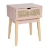 Table De Chevet Enfant Cannage César Rose -Meubles Pour Enfants table de chevet cannage c sar rose 121756 1664372225