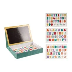 Tableau Magnétique En Bois Alphabet Multicolore