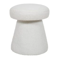 Tabouret Enfant Flora Blanc