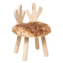 Tabouret Enfant Cerf Marron -Meubles Pour Enfants tabouret cerf beige moyen 111896 1639733570