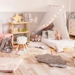 Tapis (90 Cm) La Tête Dans Les étoiles Or -Meubles Pour Enfants tapis 90 cm la tete dans les etoiles or 64237 2