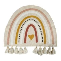 Tapis Coton Enfant (70 Cm) Arc En Ciel Multicolore -Meubles Pour Enfants tapis coton moutarde rs 70x56 dim 70x1xh56cm 130913 1690813714
