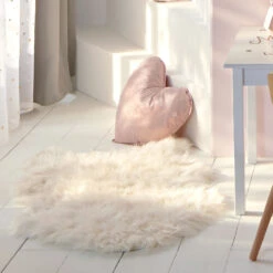 Tapis Fausse Fourrure (90 Cm) Fisher Blanc