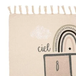 Tapis Coton Enfant (120 Cm) Marelles Beige -Meubles Pour Enfants tapis marelle gs blc 80x120 dim 80xh120cm 130944 1690811808