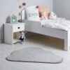 Tapis Enfant (110 Cm) Nuage Gris -Meubles Pour Enfants tapis nuage gris dim 110x0 5xh80cm 130929 1690812830