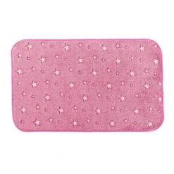 Tapis Rectangulaire Phosphorescent (80 Cm) Fluo Night Rose Fuchsia