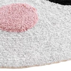 Tapis (90 Cm) Petit Panda Blanc -Meubles Pour Enfants tapis rond 0 90 cm polycoton petit panda 117820 1656323660