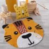 Tapis (90 Cm) Timmy Jaune -Meubles Pour Enfants tapis rond 0 90 cm polycoton timmy 117823 1656323527