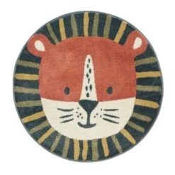 Tapis Rond Enfant (100 Cm) Lionceau Orange 4 Tapis Rond Enfant (100 Cm) Lionceau Orange -Meubles Pour Enfants tapis rond enfant 100 cm lionceau orange 130578 1695369968