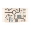 Tapis (150 Cm) Route Ecru -Meubles Pour Enfants tapis route 100x150 multicolore 111995 1639650178