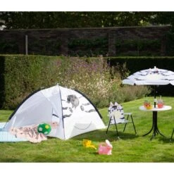 Tente De Jardin Enfant Zebre Multicolore -Meubles Pour Enfants tente polyester zebre indoor outdoor dcoration zebre emb assembler oui pliable oui l120 00 w120 00 h80 00cm 113114 1642604478