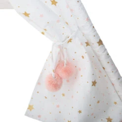 Tipi Enfant Starla Blanc -Meubles Pour Enfants tipi 5 pieds h 160 cm dore 68163 3