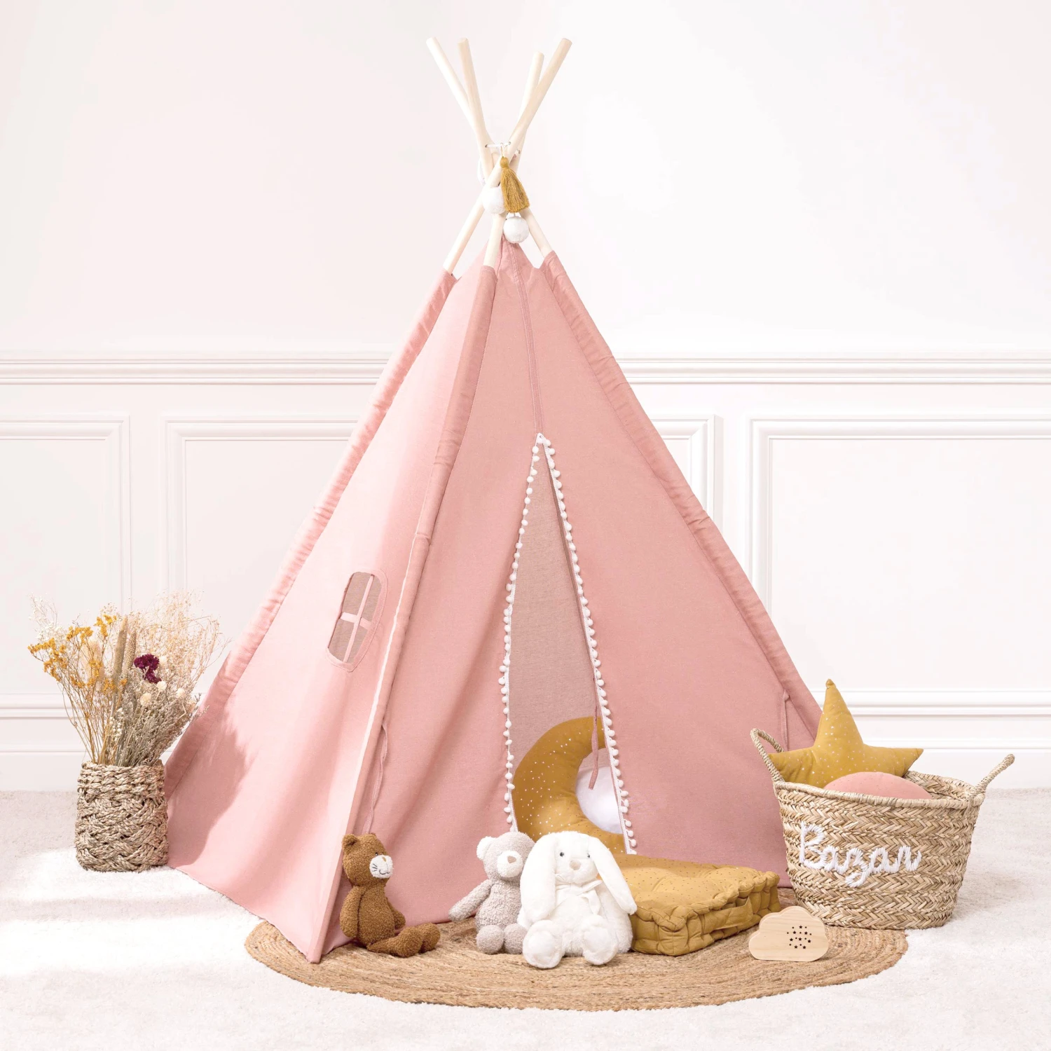 Tipi enfant Wapi Rose Tipi Enfant Wapi Rose -Meubles Pour Enfants tipi enfant wapi terracotta 126558 1695111181