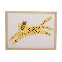 Toile Murale Enfant Guépard Jaune