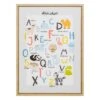 Toile Murale Enfant Alphabet Multicolore -Meubles Pour Enfants toile murale enfant alphabet multicolore 130700 1692604983