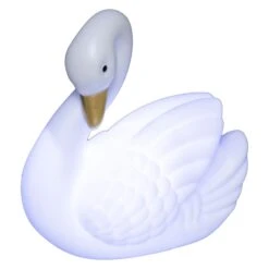 Veilleuse Cygne Blanche -Meubles Pour Enfants veilleuse cygne l 14 2 x p 8 2 x h 14 4 cm 104687 1626860966