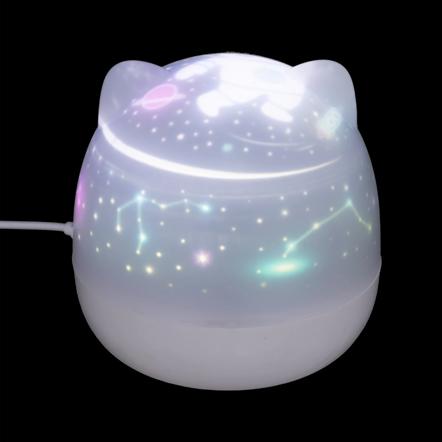 Veuilleuse rotative Chat Blanche Veuilleuse Rotative Chat Blanche -Meubles Pour Enfants veilleuse rotative chat 119665 1657526856