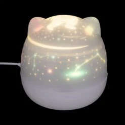 Veuilleuse Rotative Chat Blanche 4 Veuilleuse Rotative Chat Blanche -Meubles Pour Enfants veilleuse rotative chat 119665 1657526865