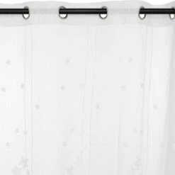 Voilage (140 X 240 Cm) Etoiles Blanc -Meubles Pour Enfants voilage etoil brod blc 140x240 130750 1690790129