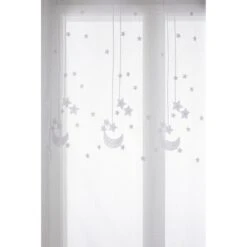 Voilage (140 X 240 Cm) Etoiles Blanc