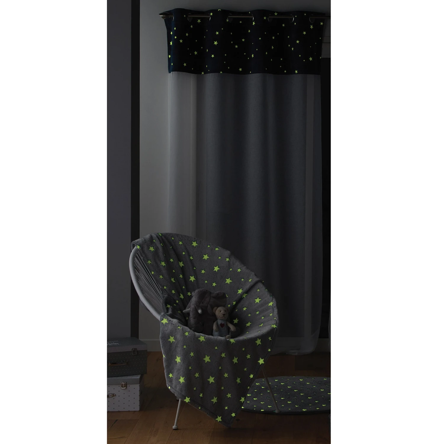 Voilage phosphorescent enfant (140 x 280 cm) Moonlight Bleu Voilage Phosphorescent Enfant (140 X 280 Cm) Moonlight Bleu -Meubles Pour Enfants voilage phosphorescent 140 x 280 cm moonlight bleu 117994 1660200887