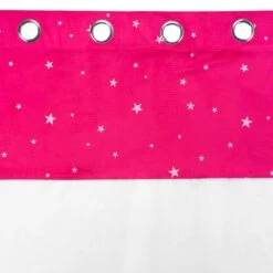 Voilage Phosphorescent Enfant (140 X 280 Cm) Moonlight Rose Fuchsia -Meubles Pour Enfants voilage phosphorescent 140 x 280 cm moonlight rose fuchsia 117991 1662633516
