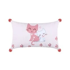 Coussin Rectangulaire Enfant (50 Cm) Zoeline Rose -Meubles Pour Enfants zoeline coussin 30x50 rose 125325 1672754489