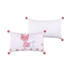 Coussin Rectangulaire Enfant (50 Cm) Zoeline Rose -Meubles Pour Enfants zoeline coussin 30x50 rose 125325 1672754503