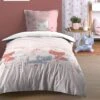 Housse De Couette Et Une Taie Coton (140 Cm) Zoeline Rose -Meubles Pour Enfants zoeline hc 140x200 1t63x63 rose 125466 1672916990
