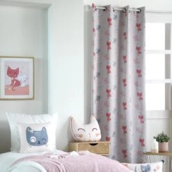 Rideau Occultant Enfant (140 X 260 Cm) Zoeline Rose